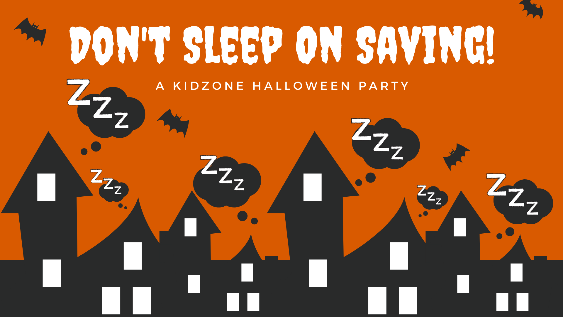 invitation to kidzone Halloween party