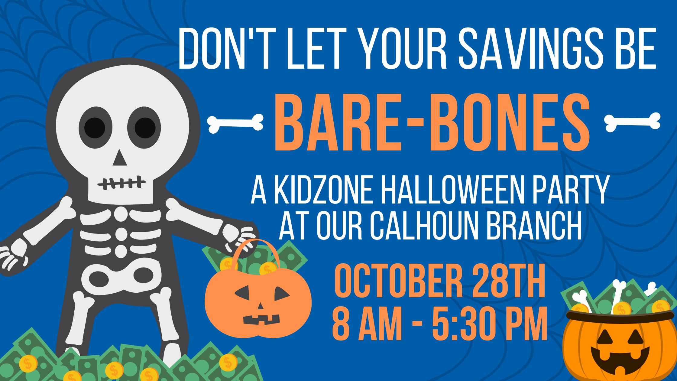 invite to KidZone Halloween Party